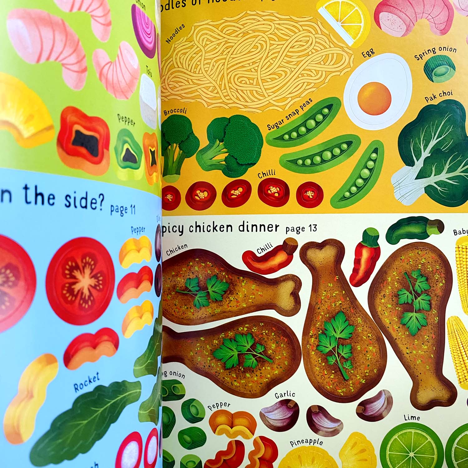 Книга First Sticker Book Mealtime