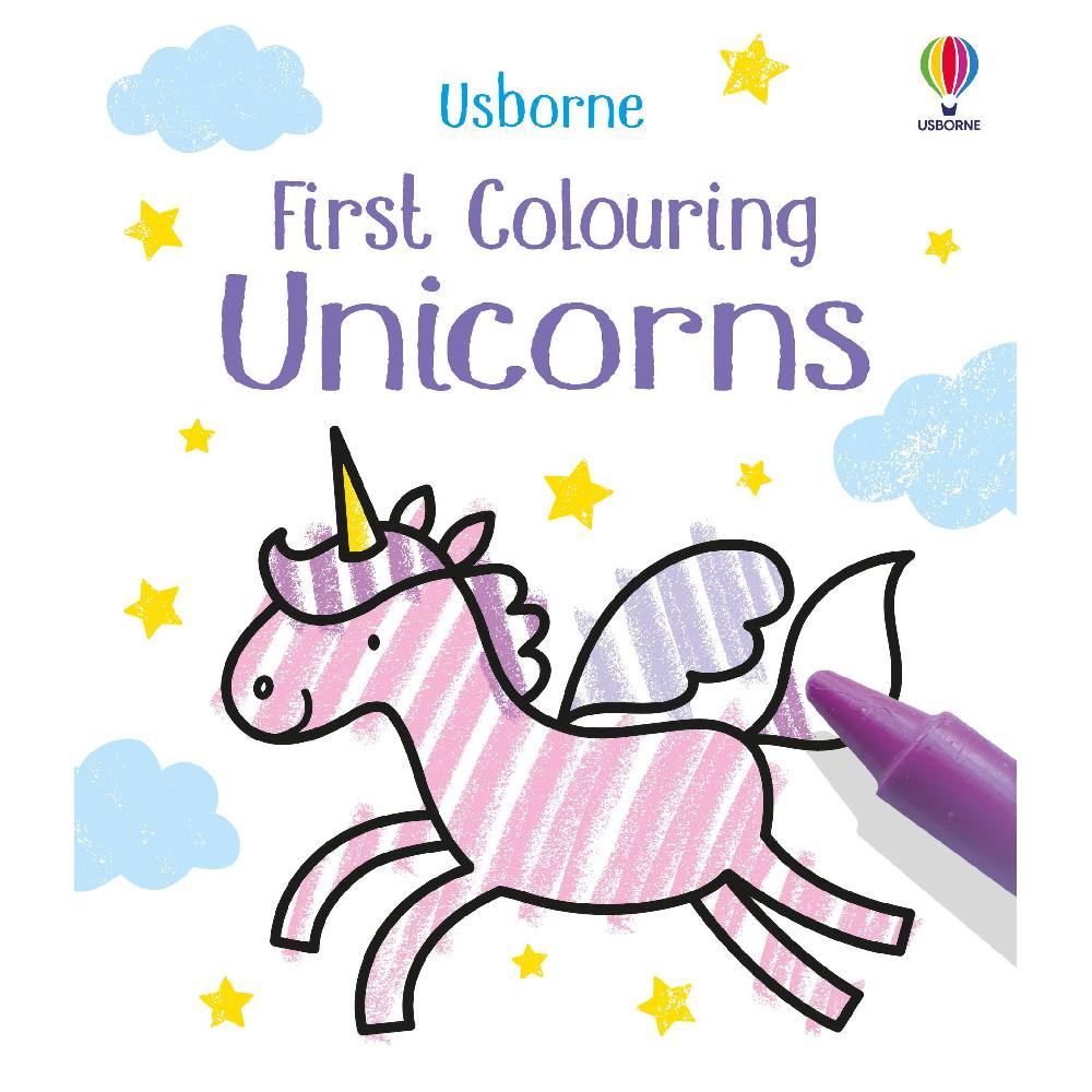 Книга First Colouring Unicorns