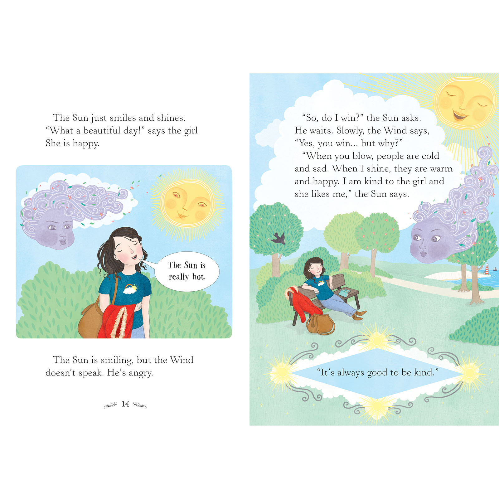 Книга English Readers Starter Level - The Sun and the Wind