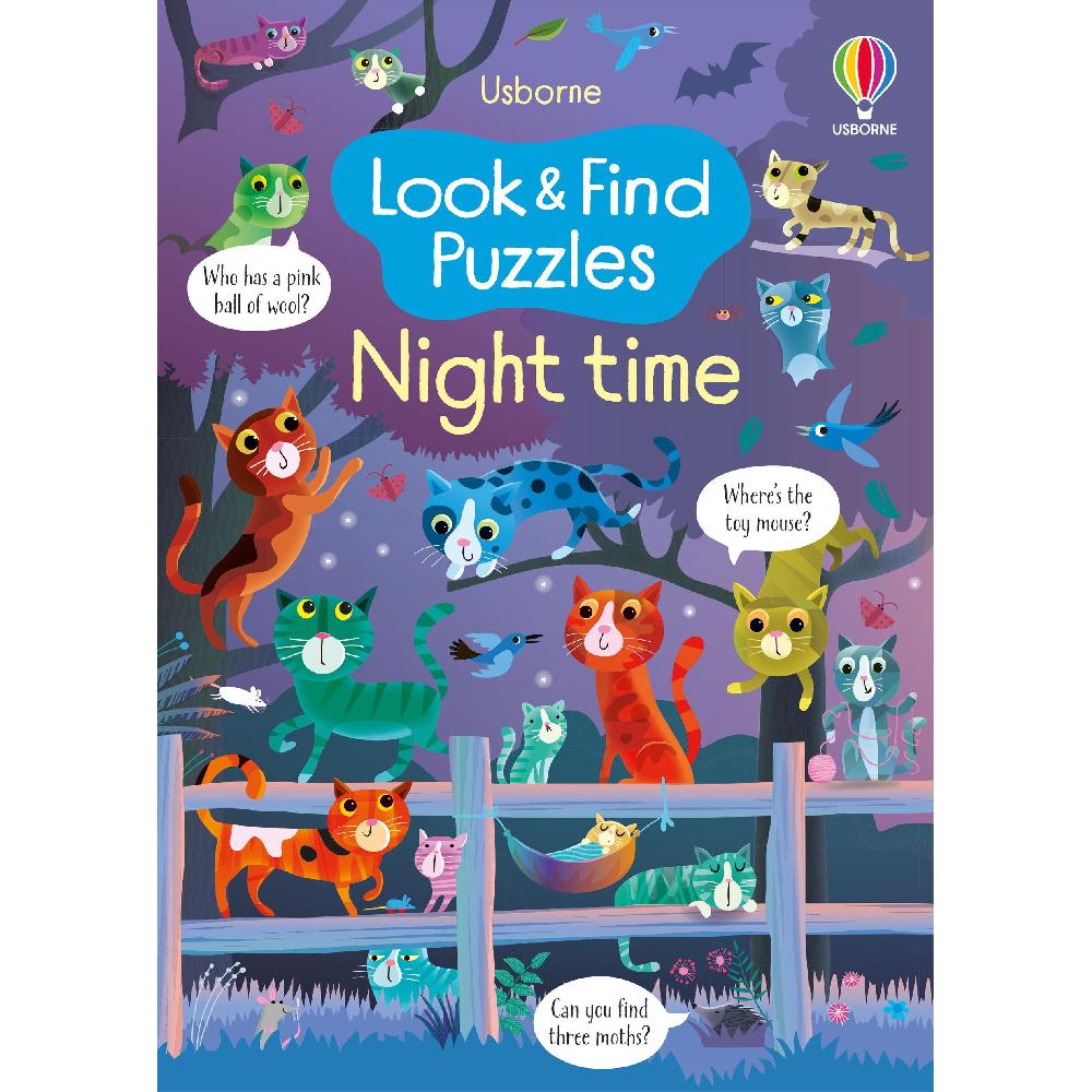 Книга Look and Find Puzzles Night time