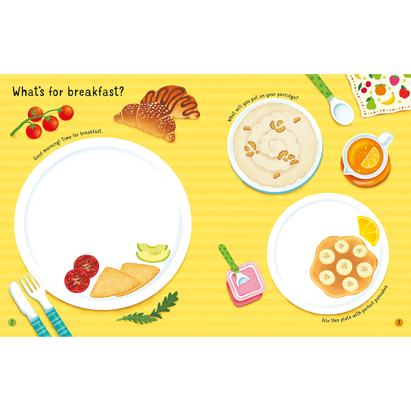 Книга First Sticker Book Mealtime