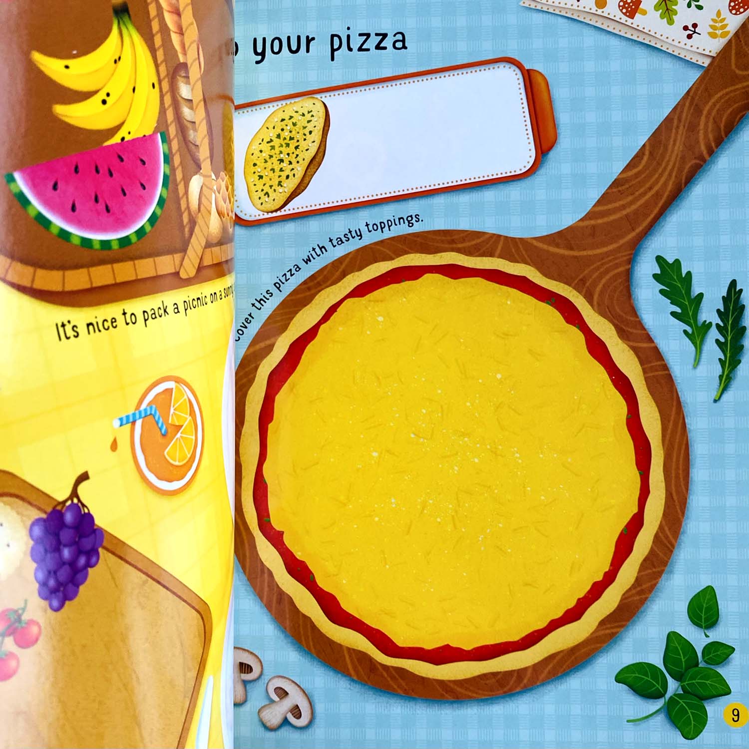 Книга First Sticker Book Mealtime