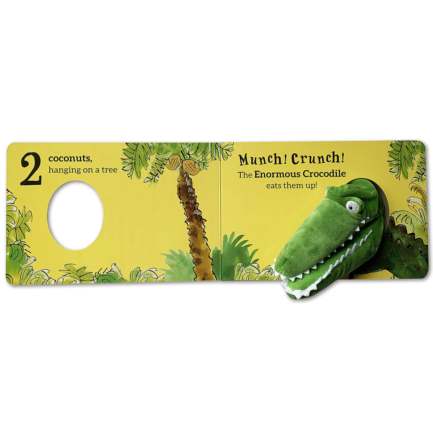 Книга The Enormous Crocodile's Finger Puppet Book