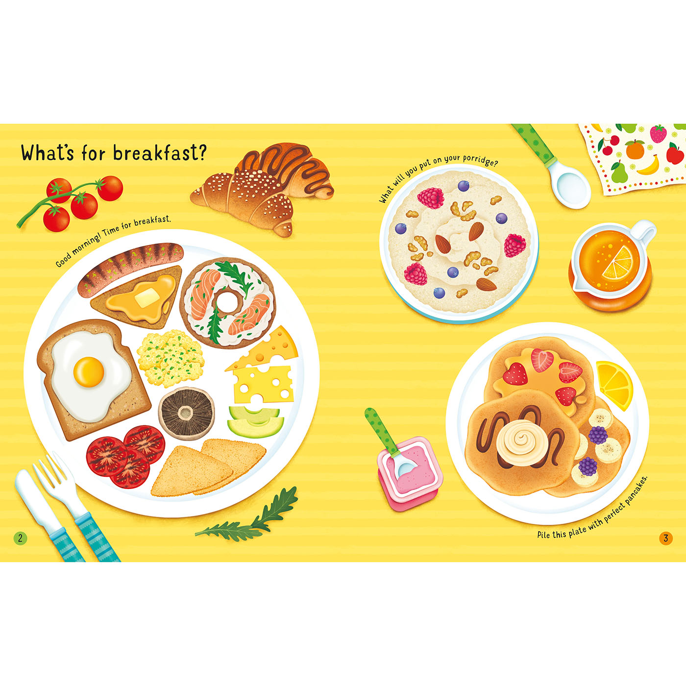 Книга First Sticker Book Mealtime