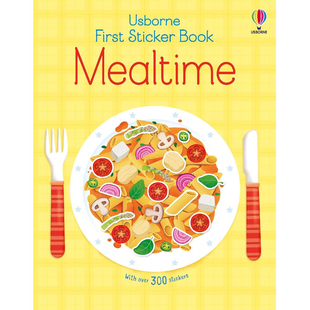 Книга First Sticker Book Mealtime