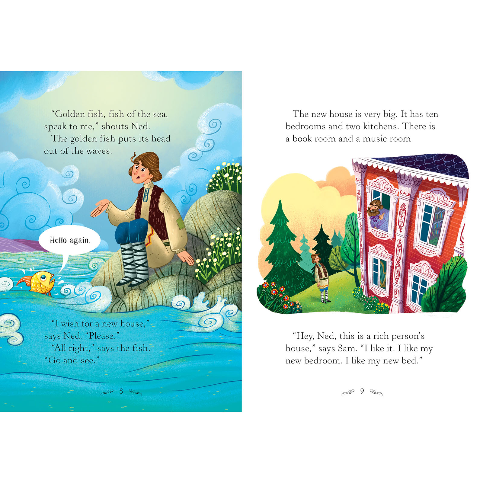 Книга English Readers Starter Level - The Golden Fish