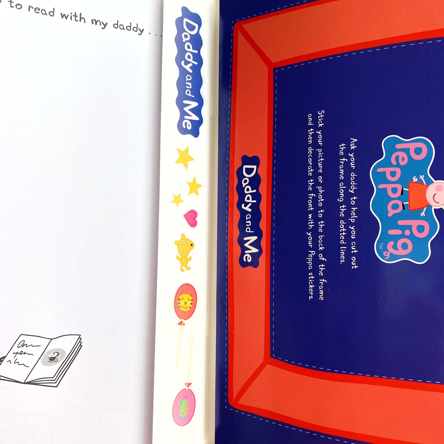 Книга Peppa Pig: Daddy and Me Sticker Colouring Book